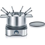 Appareil fondue / crêpes combiné, câble d'alimentation, env. 1500 w, collerette anti - projections et ... Appareil fondue / crêpes combiné, câble d'alimentation, env. 1500 w, collerette anti - projections et ...
