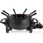 Appareil � fondue noir 1000 w pour 8 personnes