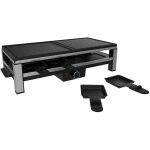 Appareil a raclette pour 8 personnes 2000w gris noir Appareil a raclette pour 8 personnes 2000w gris noir