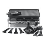 Appareil raclette - gril et crêpes électrique 8 poêlons 1200 w Appareil raclette - gril et crêpes électrique 8 poêlons 1200 w