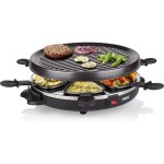 Appareil a raclette avec pierre a cuire pour 2 a 4 personnes 800w noir Appareil a raclette avec pierre a cuire pour 2 a 4 personnes 800w noir