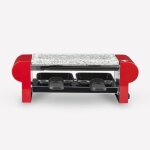 Appareil � raclette et pierre � cuire 2 personnes; plaque amovible