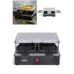 Appareil à raclette support pierre 4 personnes revêtement antiadhésif plateau en pierre de granite 600w ... Appareil à raclette support pierre 4 personnes revêtement antiadhésif plateau en pierre de granite 600w ...