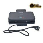 Appareil � sandwichs - teesa - tsa3221 - 3 en 1 - argent / noir - fonction gaufres