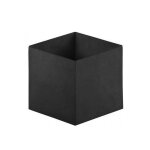 Appl. balayeuse murale 10w 4000k murakami noir 950lm 20x17. 5x9 cm ip65 aluminium