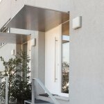 Applique d'ext�rieur 046, d�tecteur, acier inox