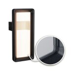 Applique d'ext�rieur led reana d�tecteur de mouvement cr�pusculaire (hf) ip44 carr� 176x403 mm 3000k ...