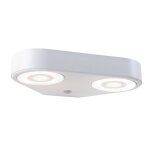 Applique d'ext�rieur led silma d�tecteur de mouvement cr�pusculaire (ir) double emission lumineuse ip44 ...