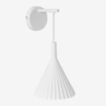 Applique led en pl�tre lydon blanc