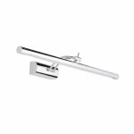 Applique pour miroir salle de bain interrupteur int�gr� anka - 12 led 12w 850lm 4200k ip45 chrome horoz ...