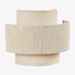 Applique mural lumira blanc gardenia - beige lin