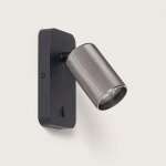 Applique murale aluminium breixo bronze