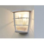 Applique murale d'ext�rieur  aloria  blanche