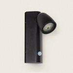 Applique murale ext�rieure aluminium avec d�tecteur de mouvement abel gris fonc�