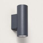 Applique murale ext�rieure led 12w aluminium eclairage double face cct s�lectionnable satna anthracite ...