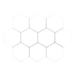 Applique murale hexagone - 10 modules