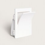 Applique murale int�gration pl�tre / placo pour ampoule led e14 d�coupe 313x253 mm blanc