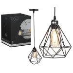 Applique murale int�rieur alambra corto e27 noir edo