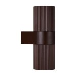 Applique murale kyklop ripple - gu10 - aluminium couleur rouille ip54 - nordlux, ext�rieur