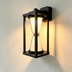 Applique murale led ext�rieure et int�rieure 30 w, 3000 k, ip65, noir, lumi�re blanc chaud, jardin, terrasse, ...