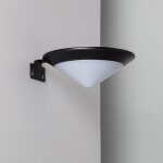 Applique murale led ext�rieure solaire aluminium tucson avec d�tecteur mouvement radar ip65 4000k blanc ...