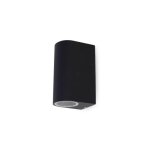 Applique murale led gu10 x 2 gris anthracite