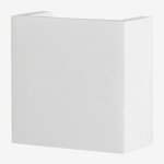 Applique murale led en pl�tre gadea blanc