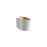 Applique murale led up et down vision el - blanc dor� - g9 - 1x5w max - sans ampoule