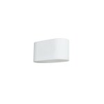 Applique murale pl�tre eclairage double face merton blanc