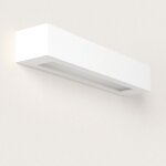 Applique murale pl�tre ruvil l blanc