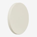 Applique murale de salle de bain a led en acier inoxydable arizona blanc gardenia �18 cm