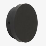 Applique murale de salle de bain a led en acier inoxydable arizona noir �12 cm