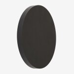 Applique murale de salle de bain a led en acier inoxydable arizona noir �18 cm