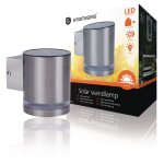 Applique murale solaire led argent