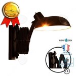 Applique murale t�lescopique fer forg� r�tro am�ricain confozen - confo�