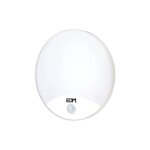Applique rond avec capteur led edm 15w 4000k 1250 lumens 250x49mm
