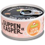 Apt - bote a soupe au saumon, snacks ou nourriture pour chats, contre les petites faims, friandises ...