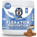 Apt - flea and tick chewables for dogs anti puces & tiques complments alimentaires premium pour chiens ...