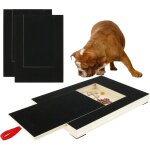 Apt - griffoir a griffes pour chien - 35 x 25 x 3 cm - avec bo�te a friandises - carr� - sans stress ...