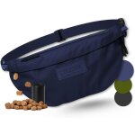 Apt - ® sac a friandises pour chiens i sac de promenade styl et etanche avec 3 compartiments zipps ...