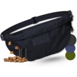Apt - ® sac a friandises pour chiens i sac de promenade styl et etanche avec 3 compartiments zipps ...