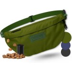 Apt - ® sac a friandises pour chiens i sac de promenade styl et etanche avec 3 compartiments zipps ...