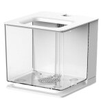 Aquarium de poissons facile a changer l'eau, petit aquarium en plastique acrylique autonettoyant