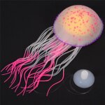 Aquarium de poissons simulant des mduses, dcoration paysagre, petit flotteur doux lumineux vif multicolore ...