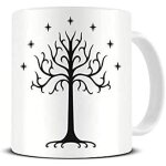 L'arbre blanc du gondor ? seigneur des anneaux ? tasse a caf� amusante ? tasse a th� en c�ramique ? id�e ...