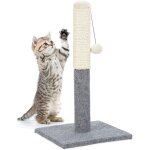 Arbre a chats, grattoir, griffoir, balle de jeu, gris, m8, sisal, moderne, design, intrieur, h : 54 ...