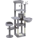 Arbre a chat haut de 150 cm pour grand chat, tour de chat a plusieurs etages pour chats d'appartement, ...