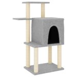 Arbre a chat meuble tour grimper jouet grattage grattoir escalade plateforme avec griffoirs en sisal ...