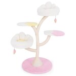 Arbre a chat multicouche 123 x 59 x 25 cm s�curis� avec 2 perchoirs douillets et griffoir en sisal en ...