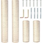 Arbre ¿¿ chat de rechange en sisal naturel m8 pour r¿¿novation, gris, vis incluses Arbre ¿¿ chat de rechange en sisal naturel m8 pour r¿¿novation, gris, vis incluses